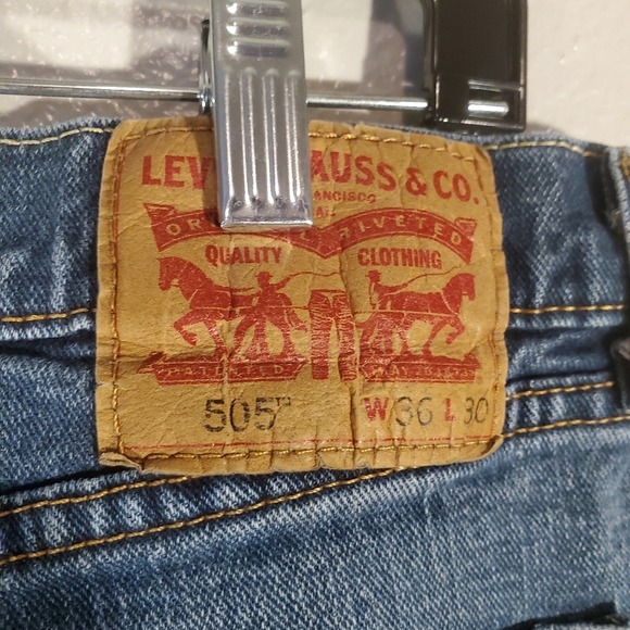 Men's 505 regular fit Levi's denim jeans 36x30 3 pairs for 60 - Picture 4 of 13